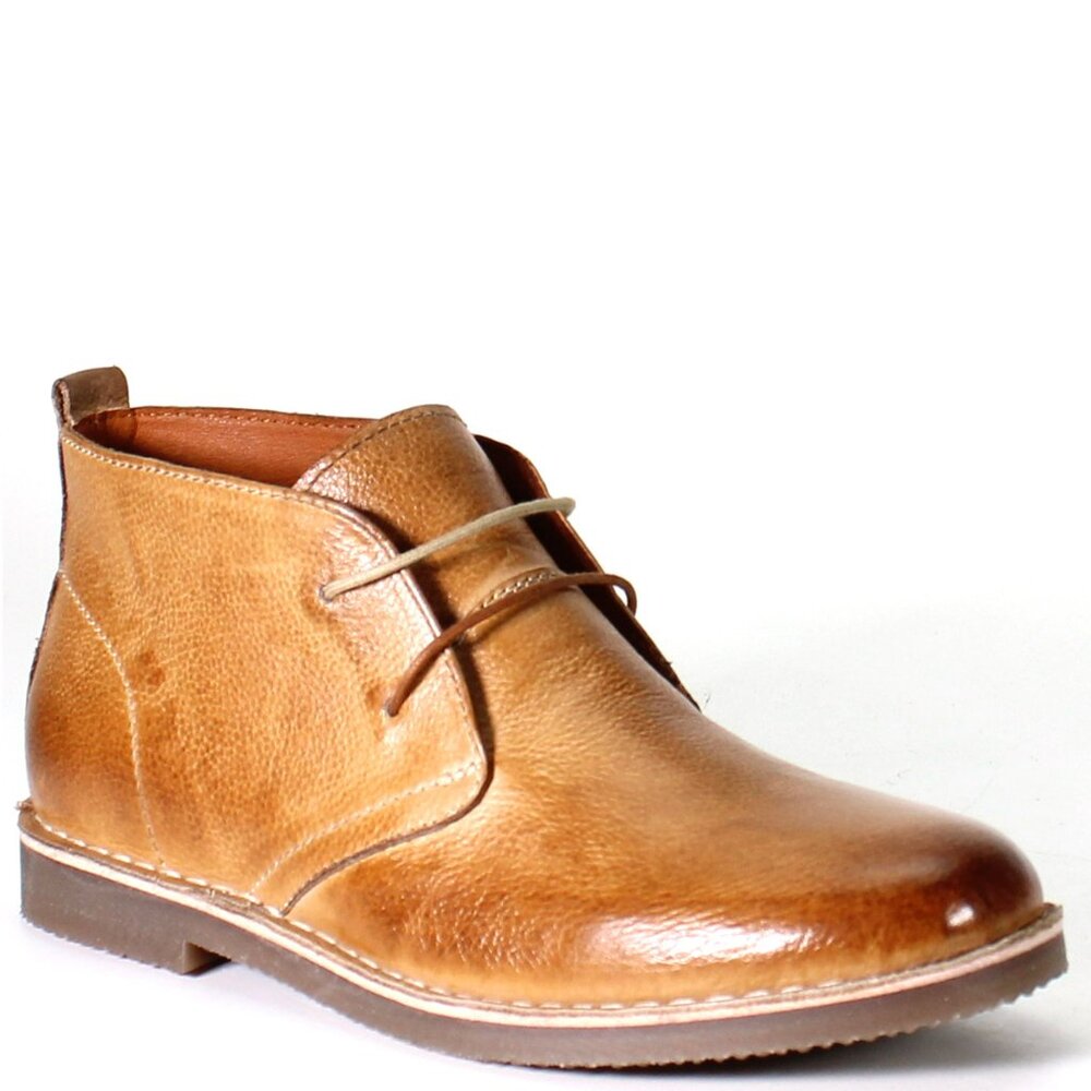 DIBA TRUE TAN GENUINE LEATHER CHUKKA BOOTIE MULTIPLE SIZES